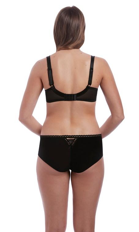 Freya Unchained Black Plunge Bra-brownslingerie