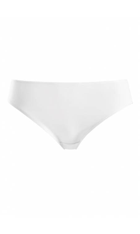 Hanro Cotton Seamless Midi Brief White-brownslingerie