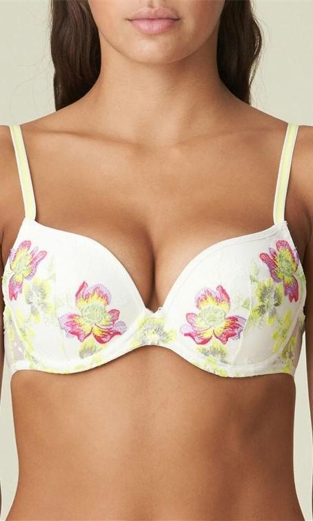 Marie Jo Amber Padded Push Up Bra Yellow Tonic-brownslingerie