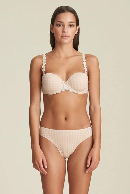 MARIE JO AVERO PADDED STRAPLESS BRA - PEARLY PINK – Tops & Bottoms