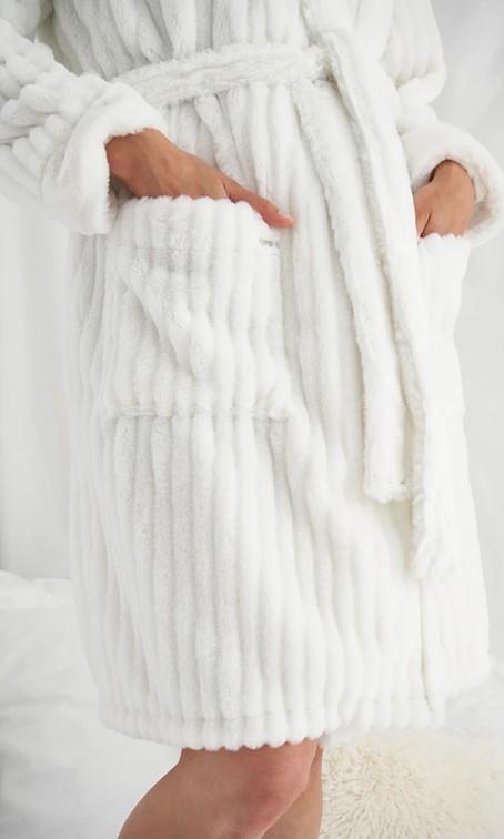 Pretty You Cloud Robe in Ivory-brownslingerie