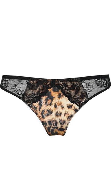 Sapph Nolana Thong Leopard-brownslingerie