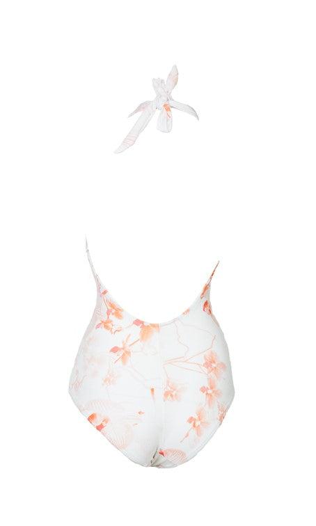 Turquoise Halter neck Swimsuit-brownslingerie